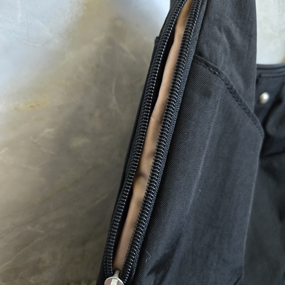 Baggallini Black Crossbody Bag with Silver Accents - Picture 6 of 11